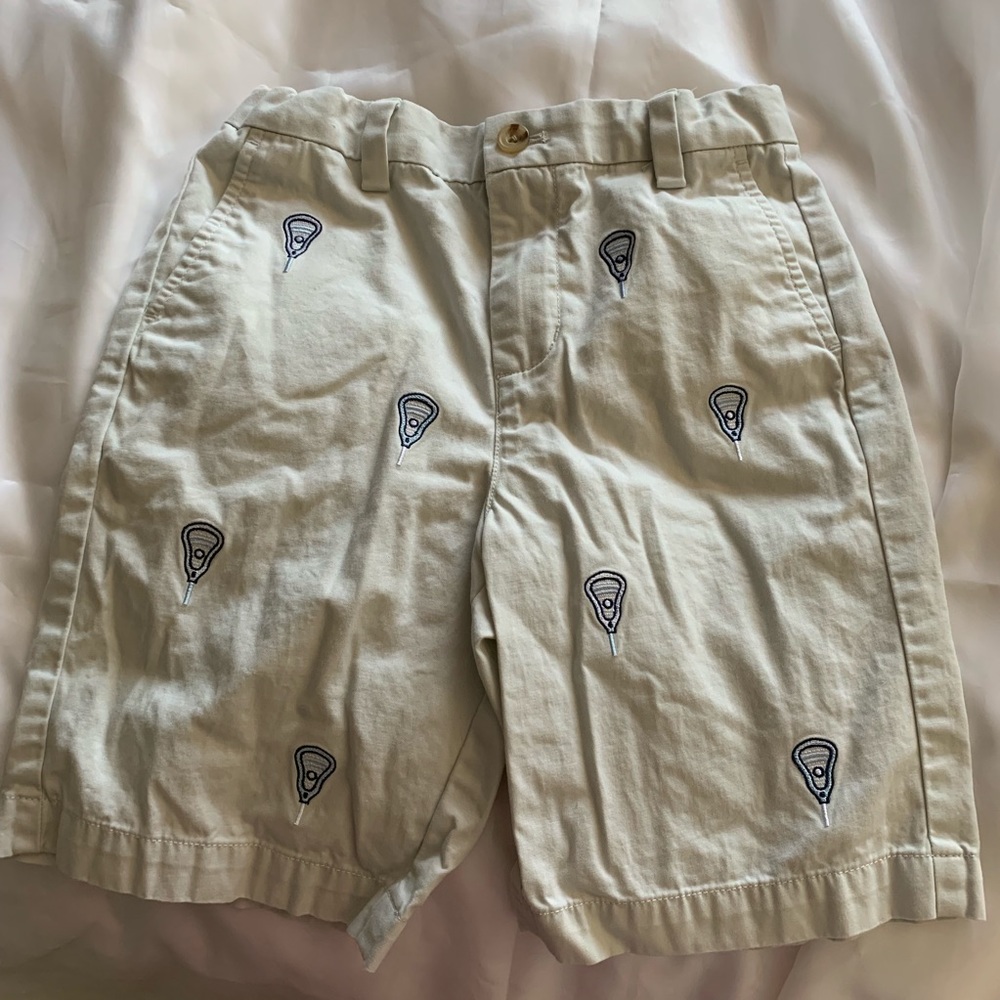 Vineyard Vines lacrosse LAX khaki dress shorts